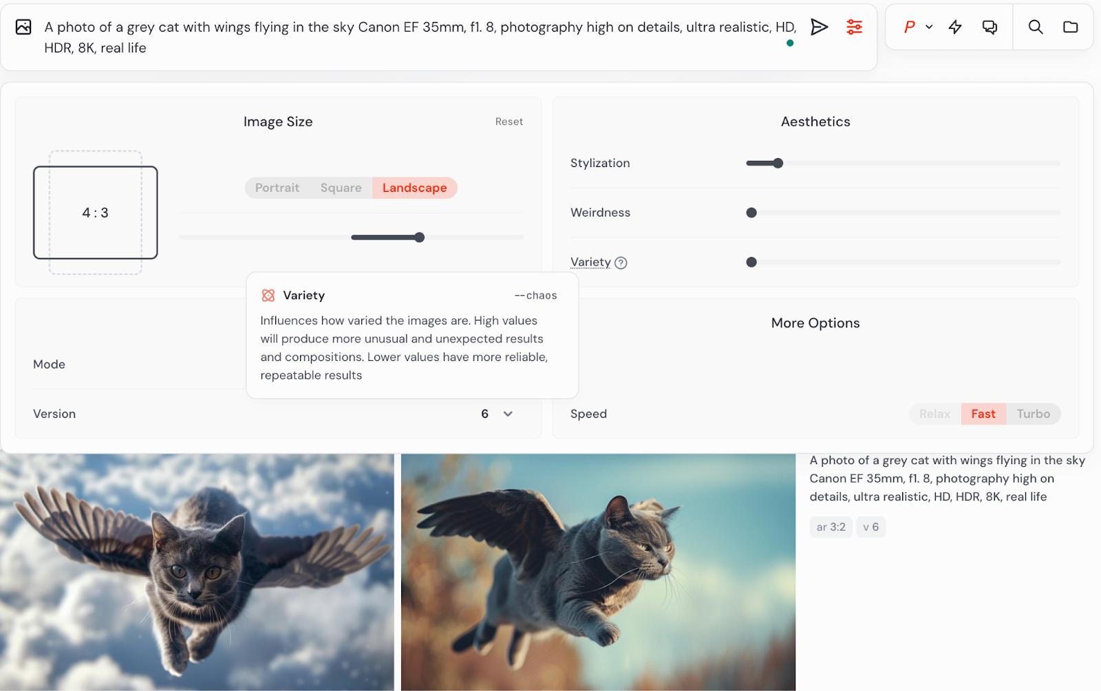 Best AI image generator for professional design use: Midjourney