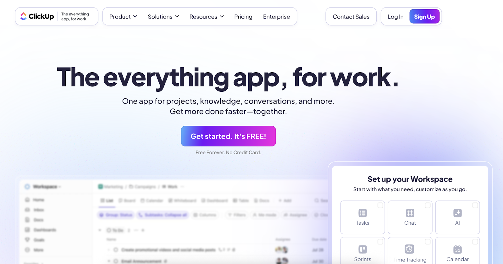 Their recent homepage has large text, cta button, and modern product imagery.