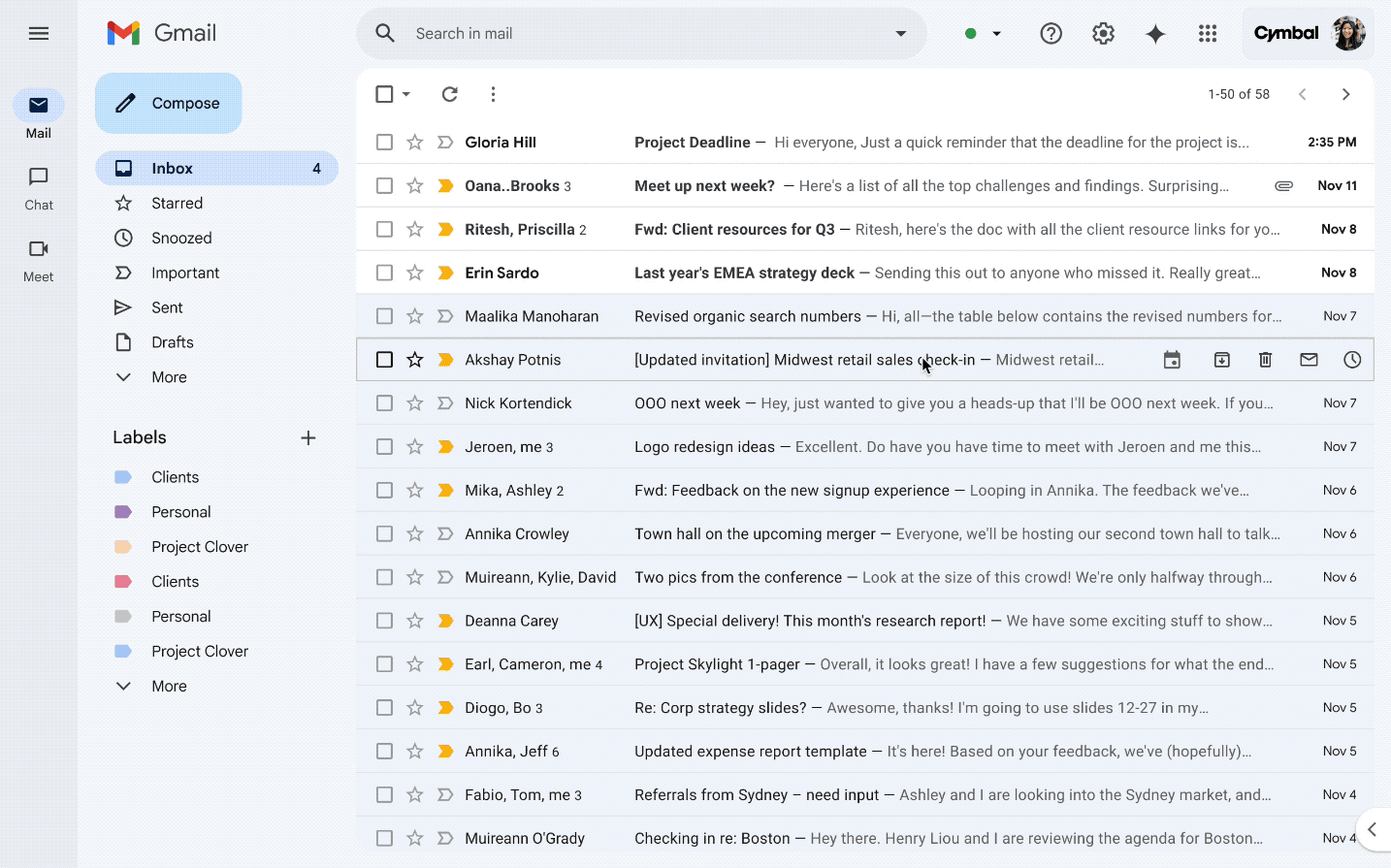 Using Gemini in Gmail