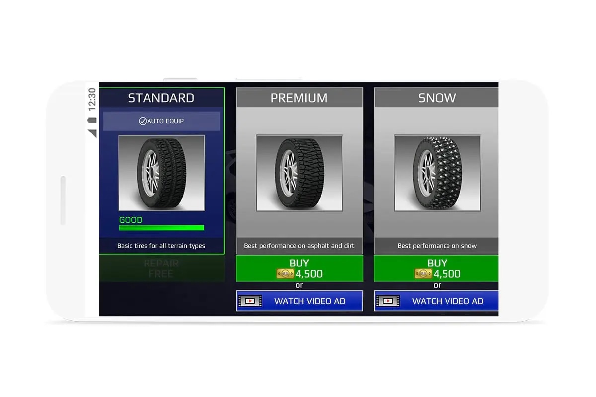 Interactive ad example