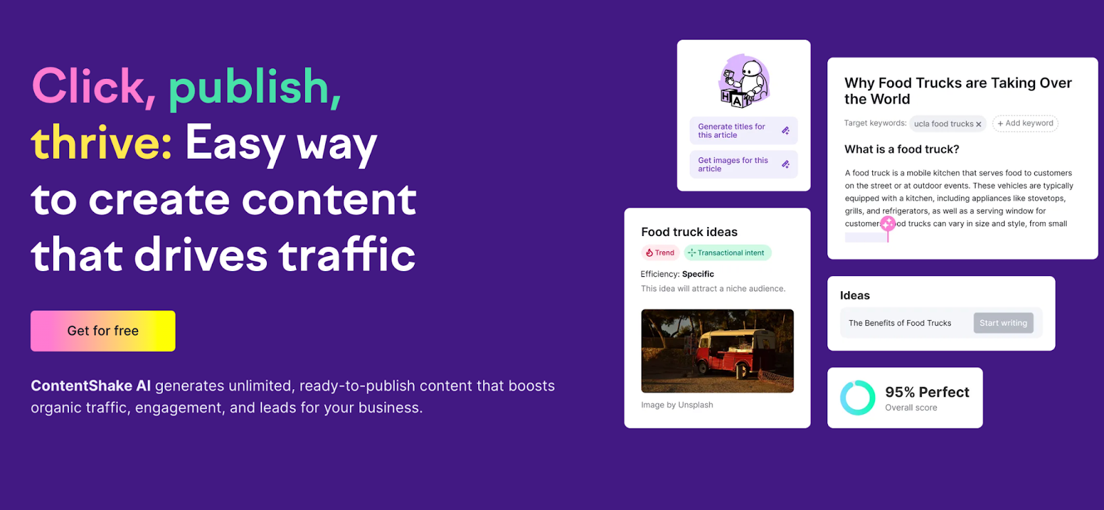 ContentShake AI: an AI tool for content creation