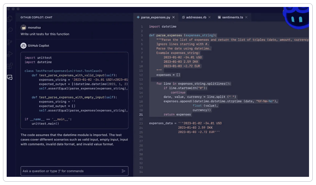 GitHub’s Copilot: The best ChatGPT alternative for coding assistance