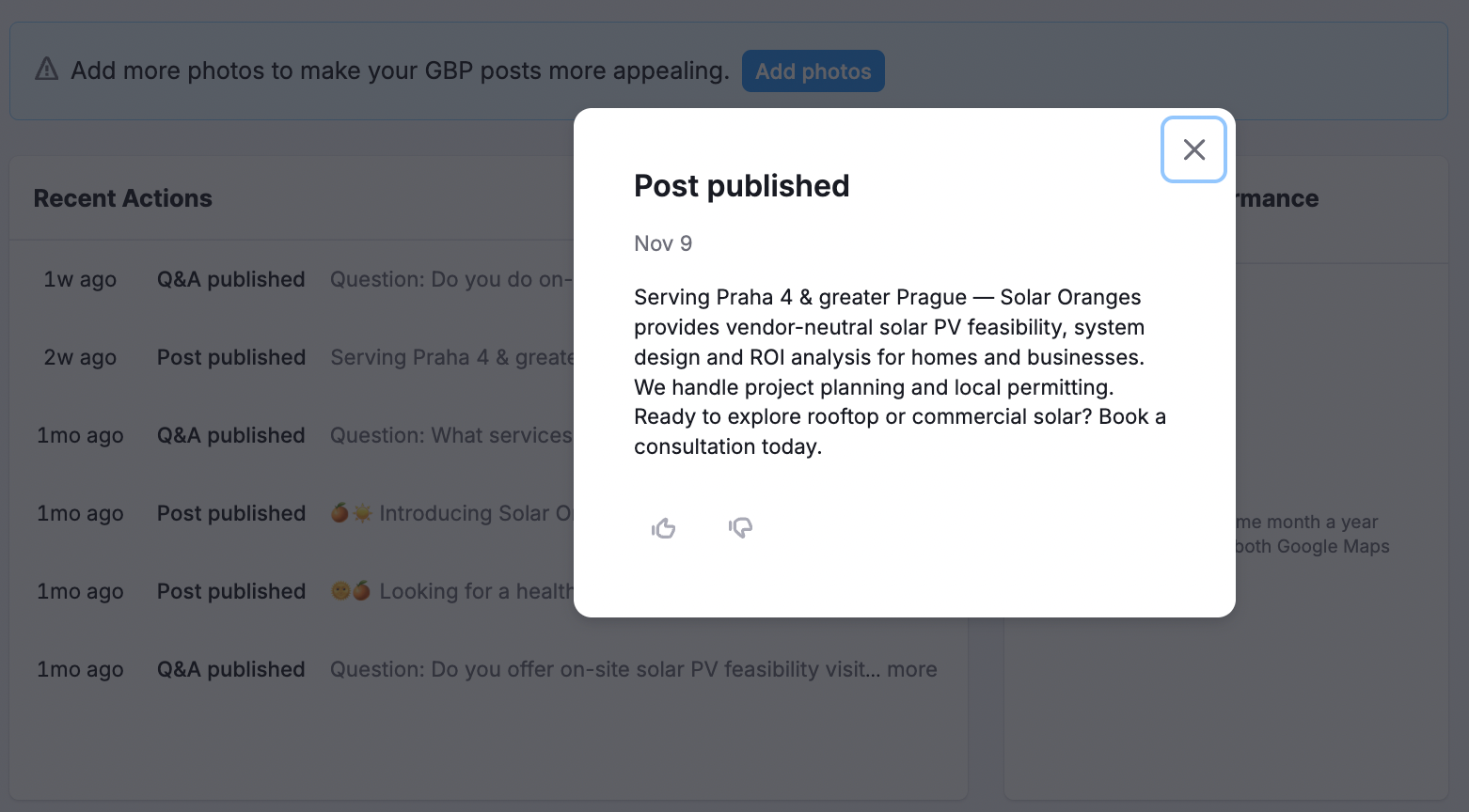 Semrush Local Toolkit - keeping your GBP profile active with the AI agent