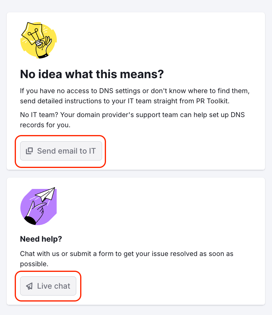 Adding and authenticating your sending domain image 5