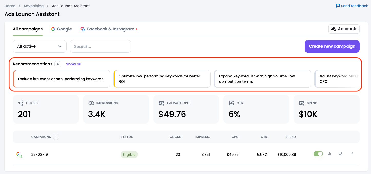 Ads Launch Assistant image 7