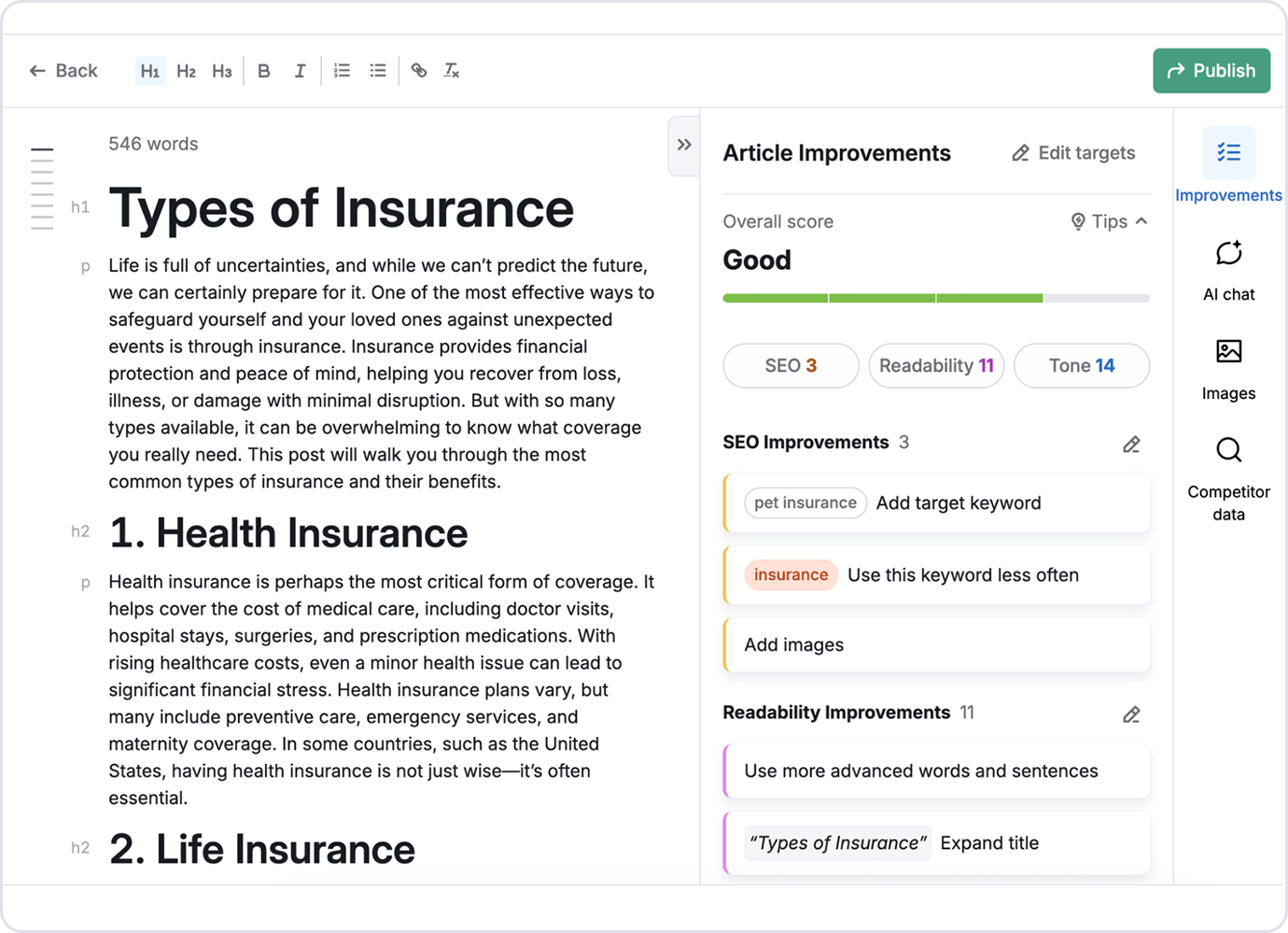 Create High-Quality, SEO Friendly Articles